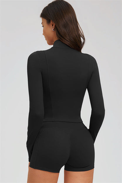 The Sizzle Zip Jacket Sports Bra Shorts 3-Piece Set
