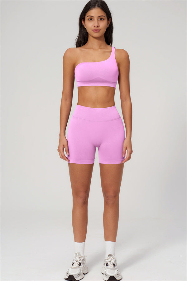 The Empower One-Shoulder Sports Bra