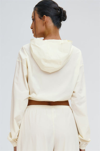 The Svelte UV protection Crop Hoodie Sweatpants 2-Piece Set