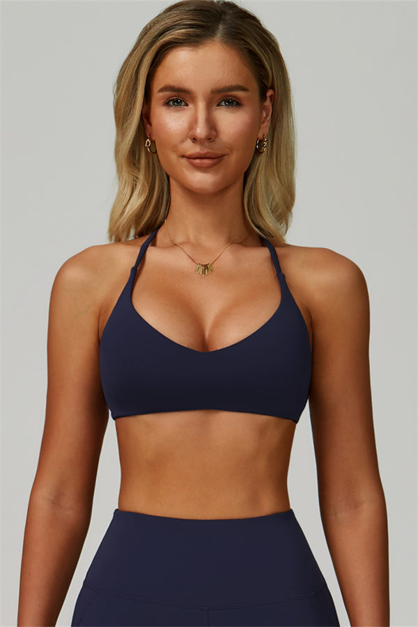 The Bold Cross Back Sports Bra Flared Leggings 2-Piece Set
