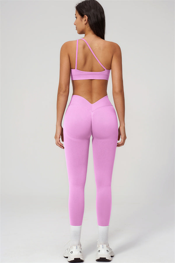 The Empower One-Shoulder Sports Bra