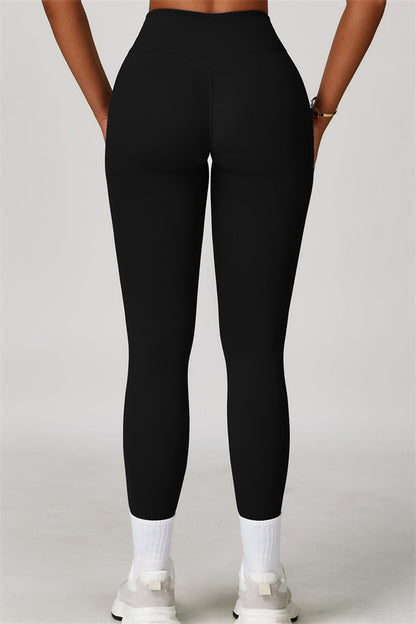 The Lavish Cut-out Crop Top Leggings 2-Piece Set
