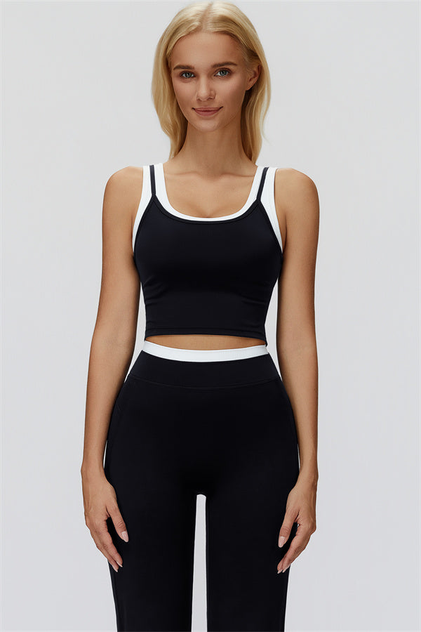 The Canyon Crop Tank Flared Leggings 2-Piece Set