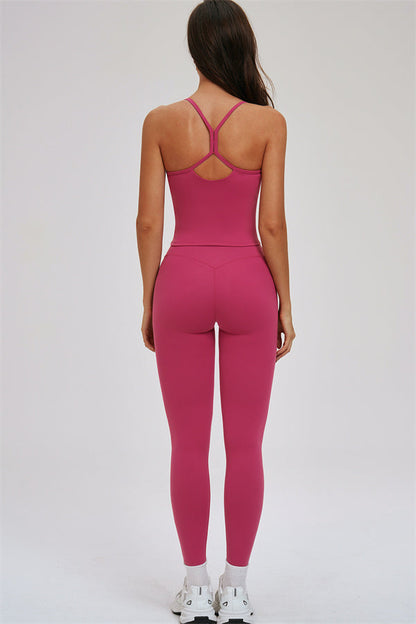 The Svelte Cross Back Tank Top Leggings 2-Piece Set