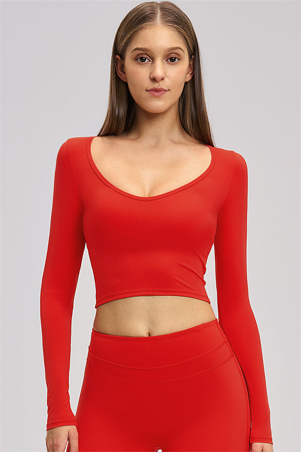 The Stride Long Sleeve T-shirt Flared Leggings 2-Piece Set