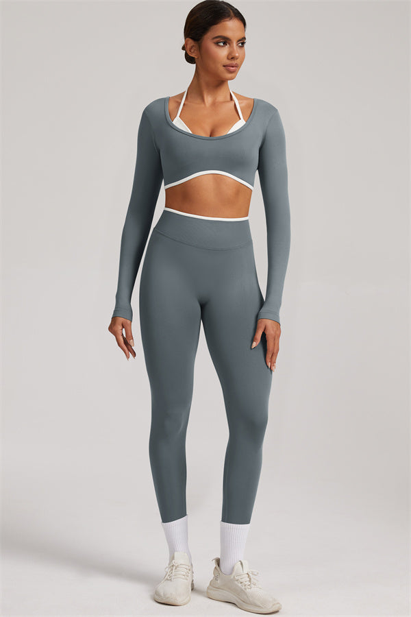 The Elevate Long Sleeve Crop top