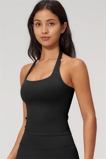 The Empower Halter Crop Top Shorts 2-Piece Set