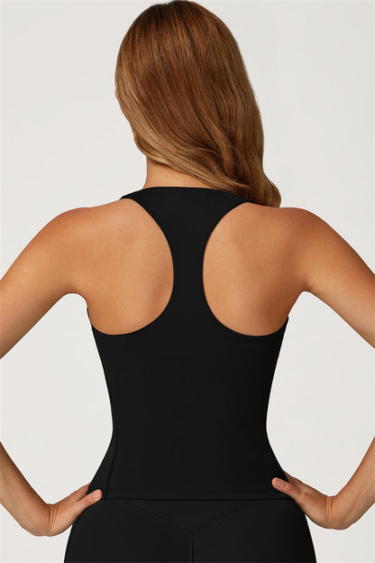 The Glacier Crop Tank Flared Leggings 2-Piece Set