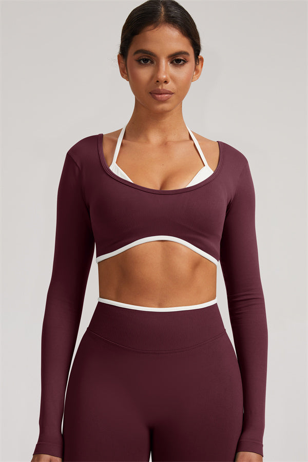 The Elevate Long Sleeve Crop top