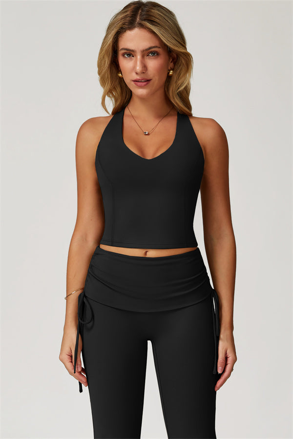 The Echo Tank Top Flared Leggings 2-Piece Set