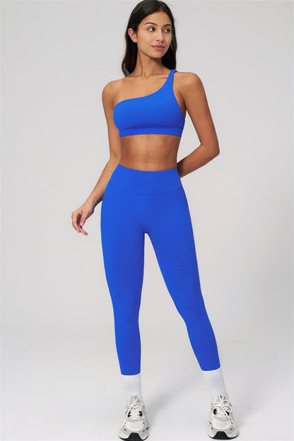 The Empower One-Shoulder Sports Bra Leggings 2-Piece Set