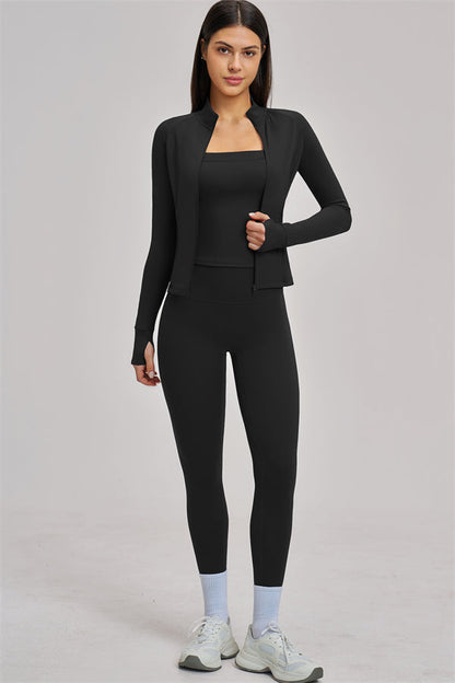 The Swoon Jacket Tank Top Leggings 3-Piece Set