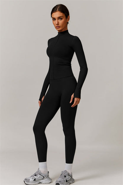 The Nova Luxe Jacket Sports Bra Leggings 3-Piece Set