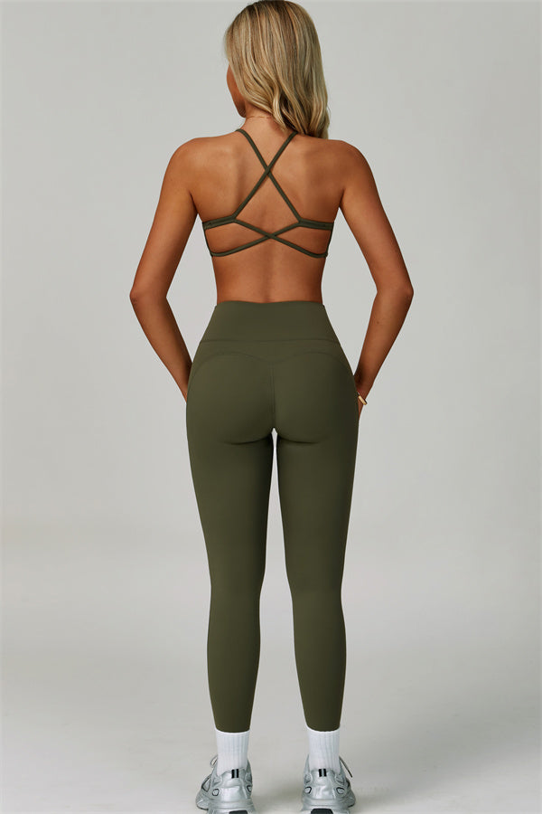 The Bold Cross Back Sports Bra