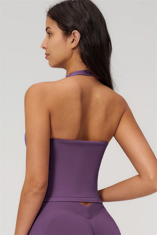 The Empower Halter Crop Top