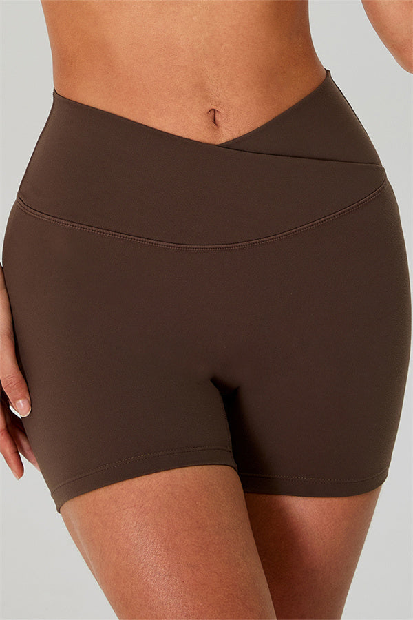 The Jewel Crop Top Crossover Shorts 2-Piece Set