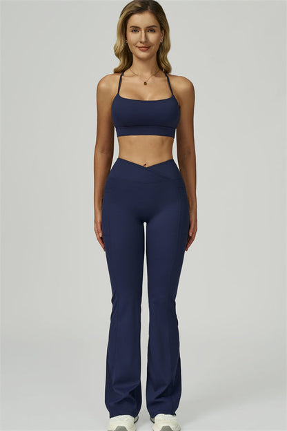 The Flourish Sports Bra Flared Leggings 2-Piece Set