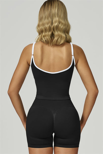 The Prime Line Crop Top Shorts 2-Piece Set