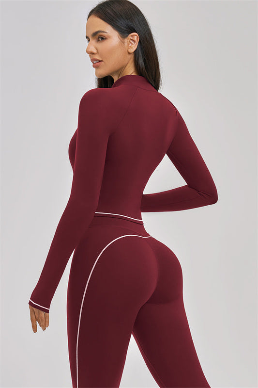 The Unbound Jacket Crop Top Leggings 3-Piece Set