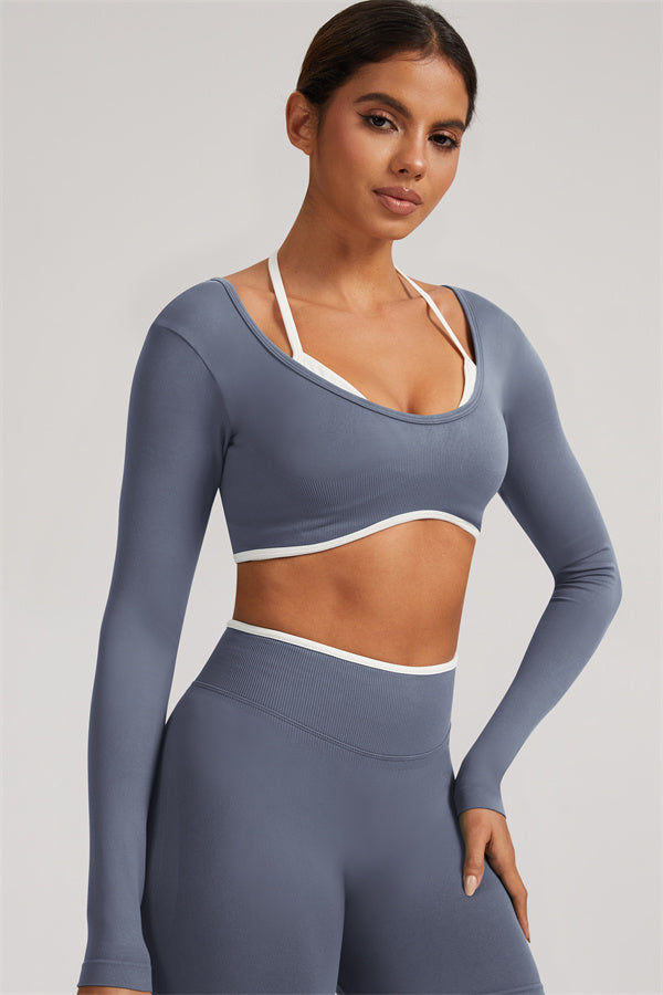 The Elevate New Long Sleeve Crop top