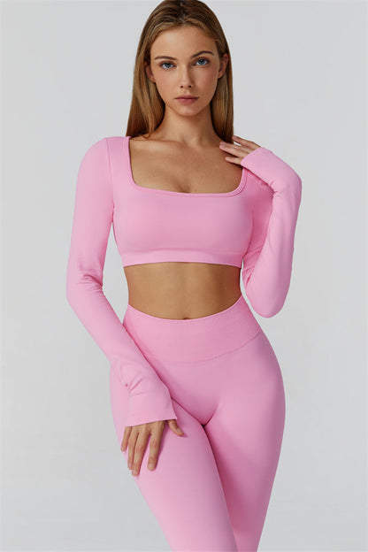 The Reign Long Sleeve Crop Top