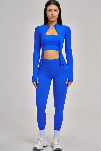 The Vision Jacket Sports Bra Leggings 3-Piece Set