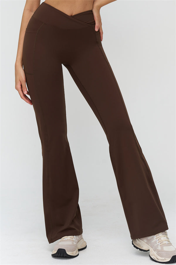 The BoldFit Crop Top Flared Leggings 2-Piece Set