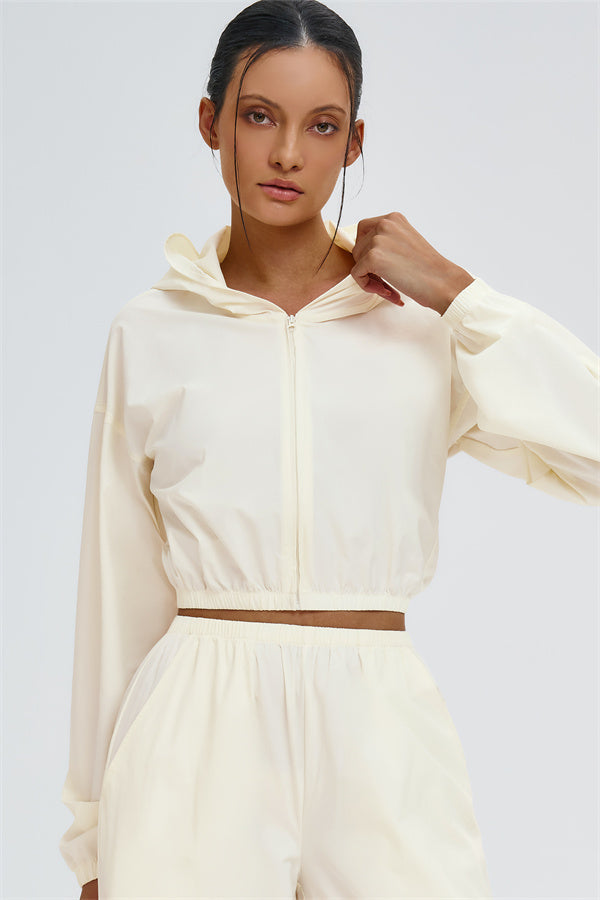 The Svelte UV protection Crop Hoodie