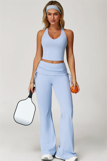 The Echo Tank Top Flared Leggings 2-Piece Set