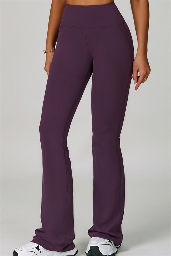 The Bold Cross Back Sports Bra Flared Leggings 2-Piece Set