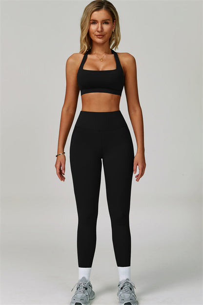 The Bold Halter Sports Bra Leggings 2-Piece Set
