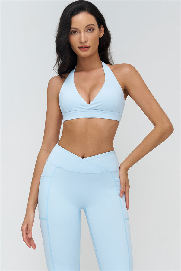 The BoldFit Sports Bra Flared Leggings 2-Piece Set