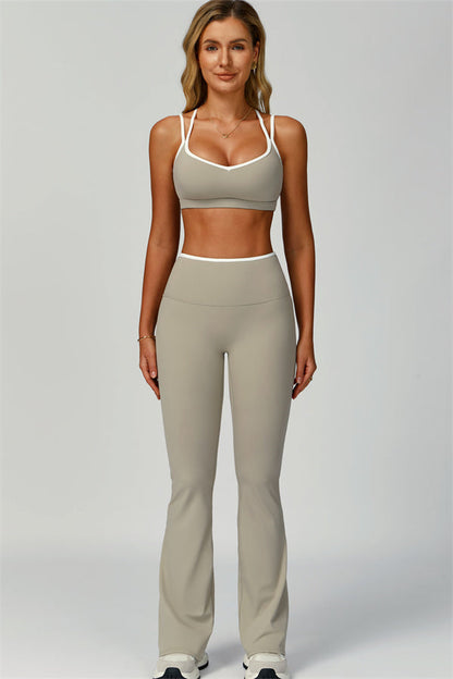 The Quest Sports Bra Flared Leggings 2-Piece Set