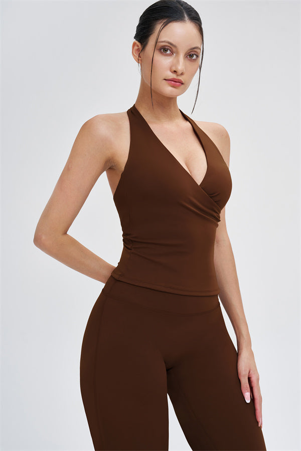 The Stride Crop Top Straight Leg Pants 2-Piece Set