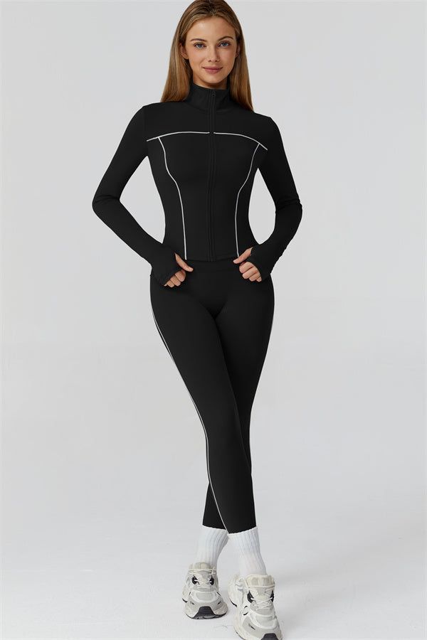 The Venus Zip Top Leggings 2-Piece Set
