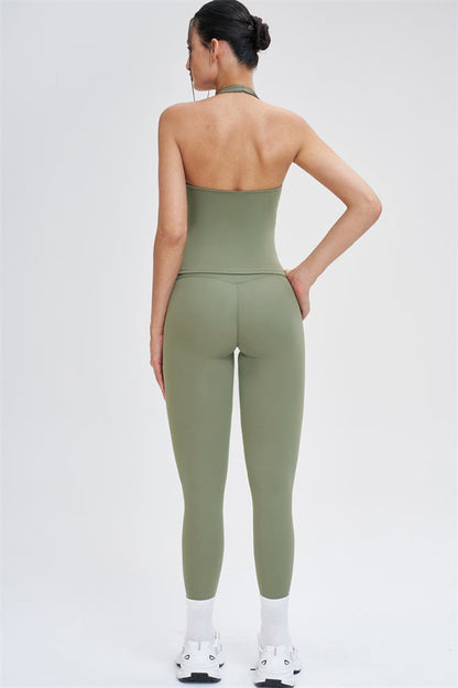 The Stride Crop Top Isabella Leggings 2-Piece Set