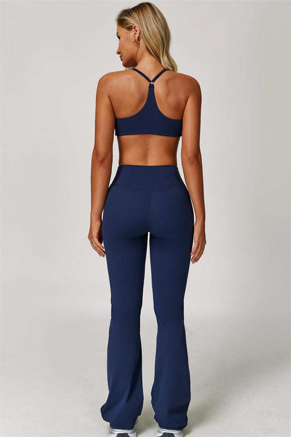 The Refresh Sports Bra Flared Leggings 2-Piece Set