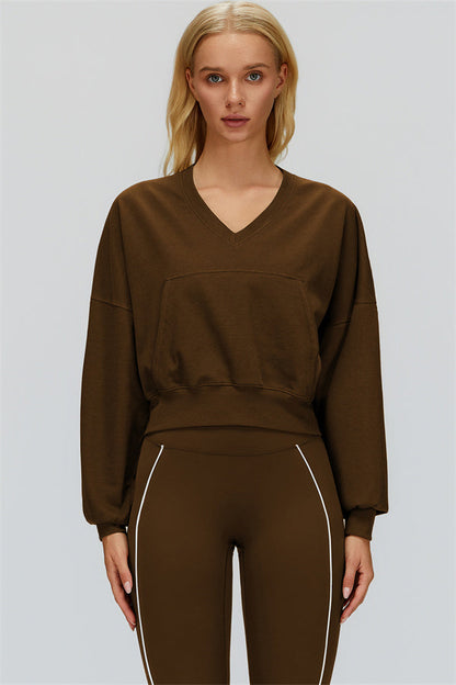 The Whisper V-Neck Hoodie