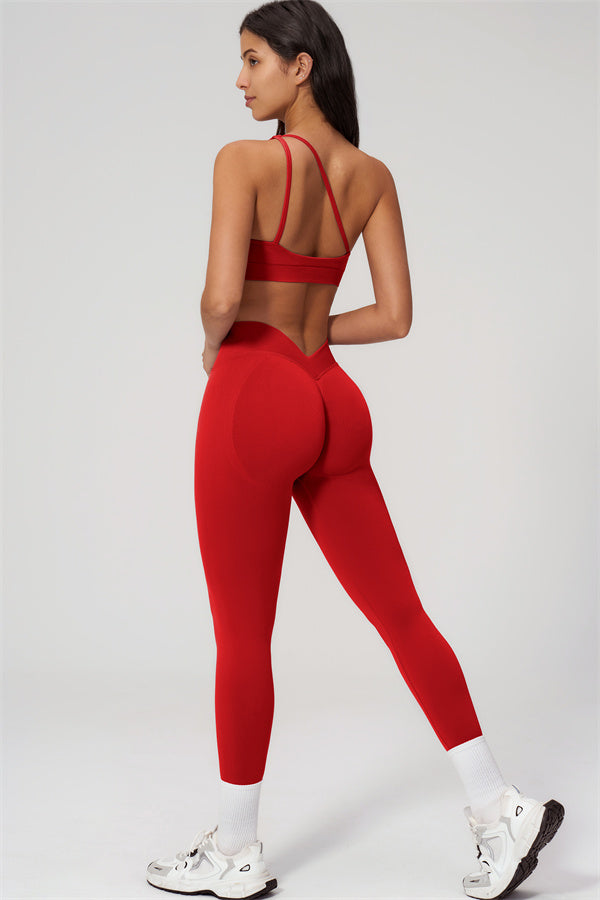 The Empower One-Shoulder Sports Bra Leggings 2-Piece Set