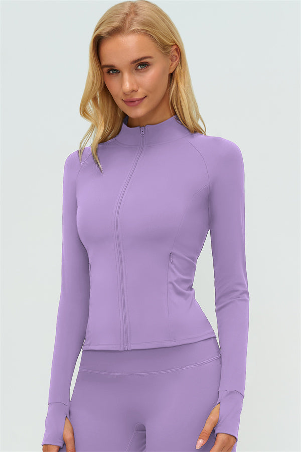 The Twirl Zip Jacket Sports Bra New Straight Leg Pants 3-Piece Set