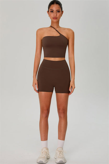 The Jewel One-Shoulder Crop Top
