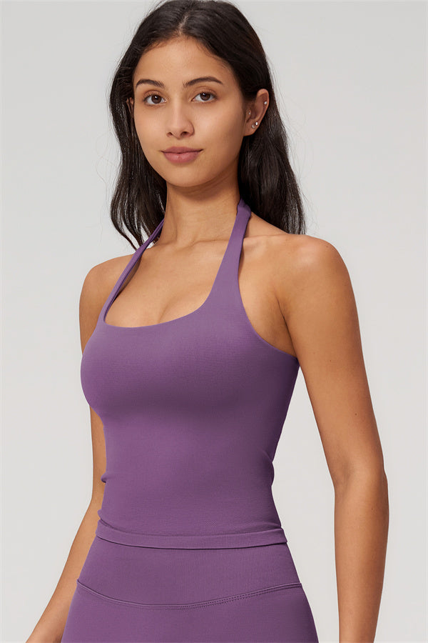 The Empower Halter Crop Top Leggings 2-Piece Set