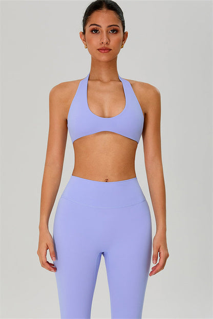 The Solid Sports Bra Leggings 2-Piece Set