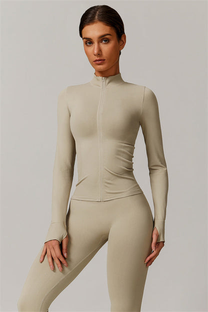 The Nova Luxe Jacket Sports Bra Leggings 3-Piece Set