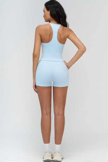 The BoldFit Crop Top Shorts 2-Piece Set