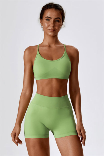 Nova Luxe Sports Bra Shorts 2-Piece Set