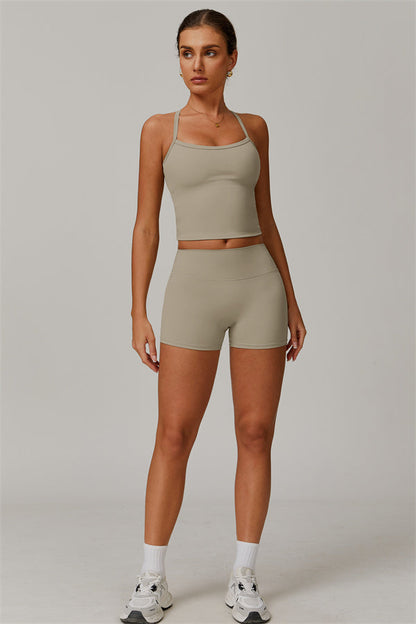 The Isabella Crop Top Shorts 2-Piece Set