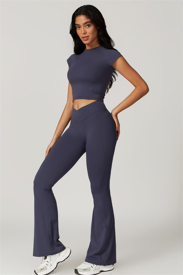 The Sophia T-shirt Flares 2-Piece Set