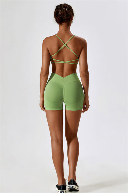 Nova Luxe Sports Bra Shorts 2-Piece Set
