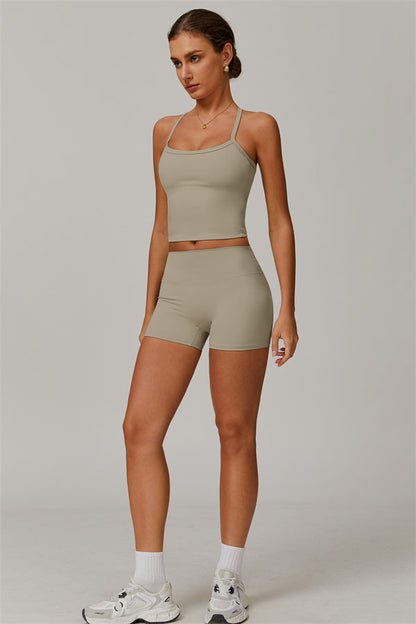 The Isabella Crop Top Shorts 2-Piece Set
